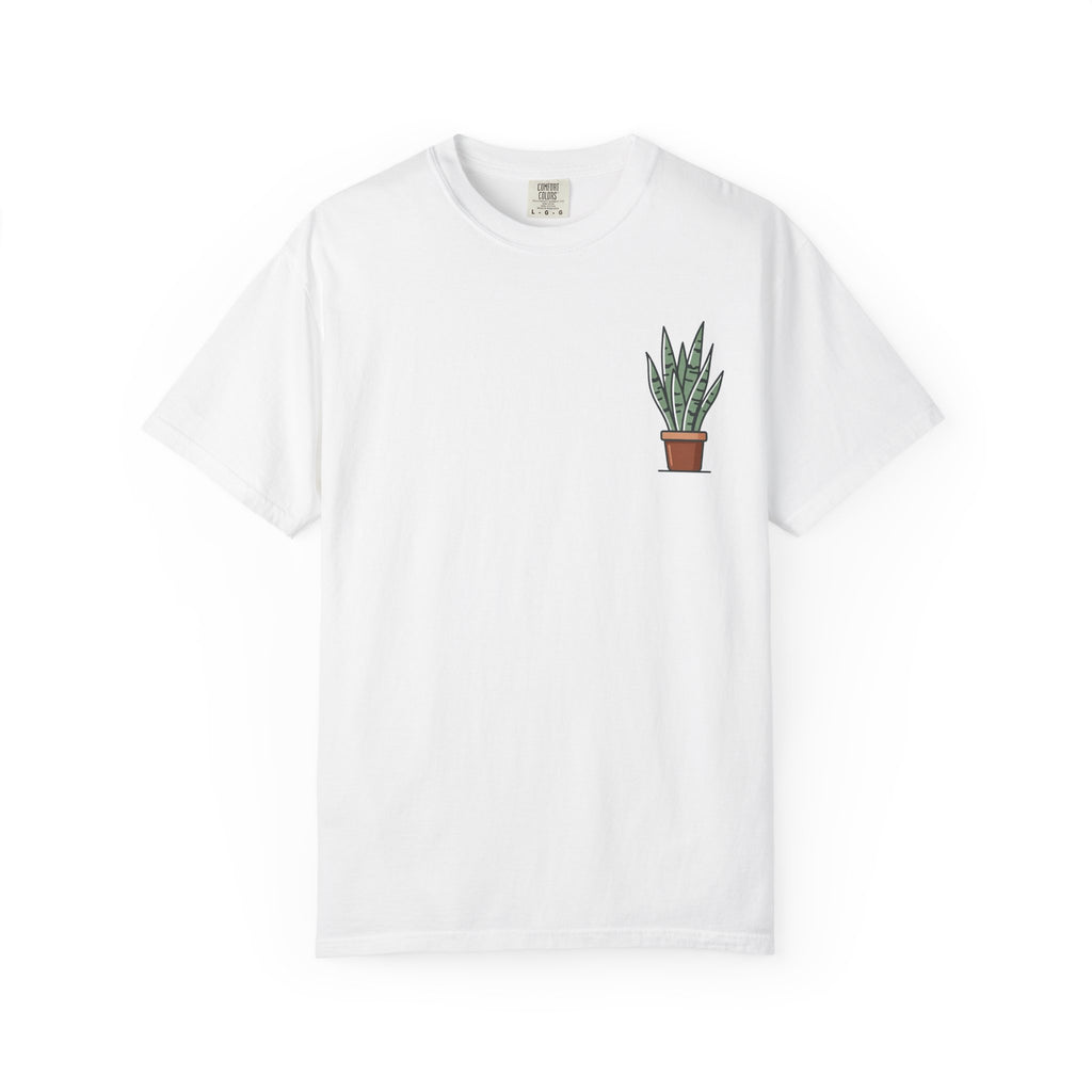 Grow Through What You Go Through Snake Plant Shirt - Botanical Graphic Tee