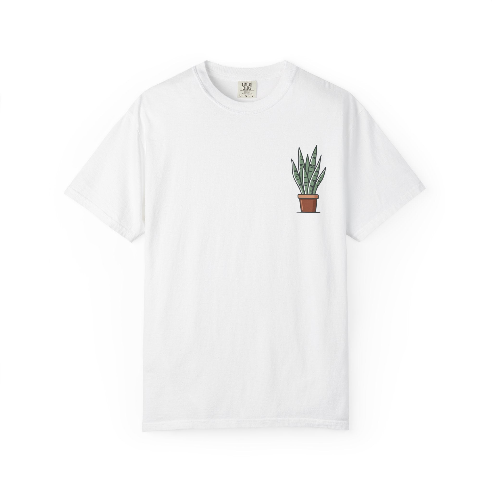 Grow Through What You Go Through Snake Plant Shirt - Botanical Graphic Tee