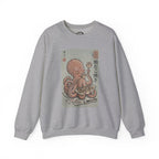 Tako Eating Takoyaki Sweatshirt | Ironic Japanese Ukiyo-e Streetwear