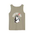 Penguin 'Fight or Flight' Tank Top – Cute Knife-Wielding Penguin Graphic Tank