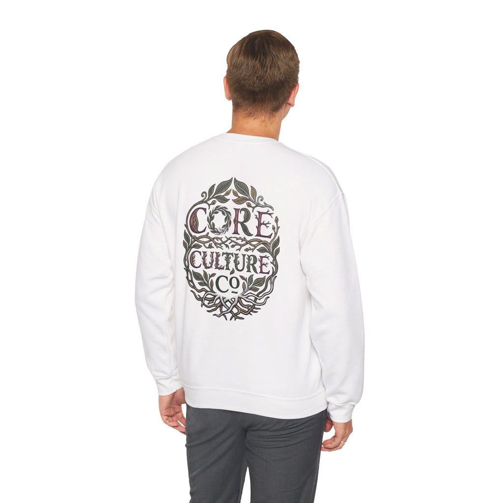 Botanical Orchid Graphic Sweatshirt | Japanese Aesthetics Streetwear Crewneck