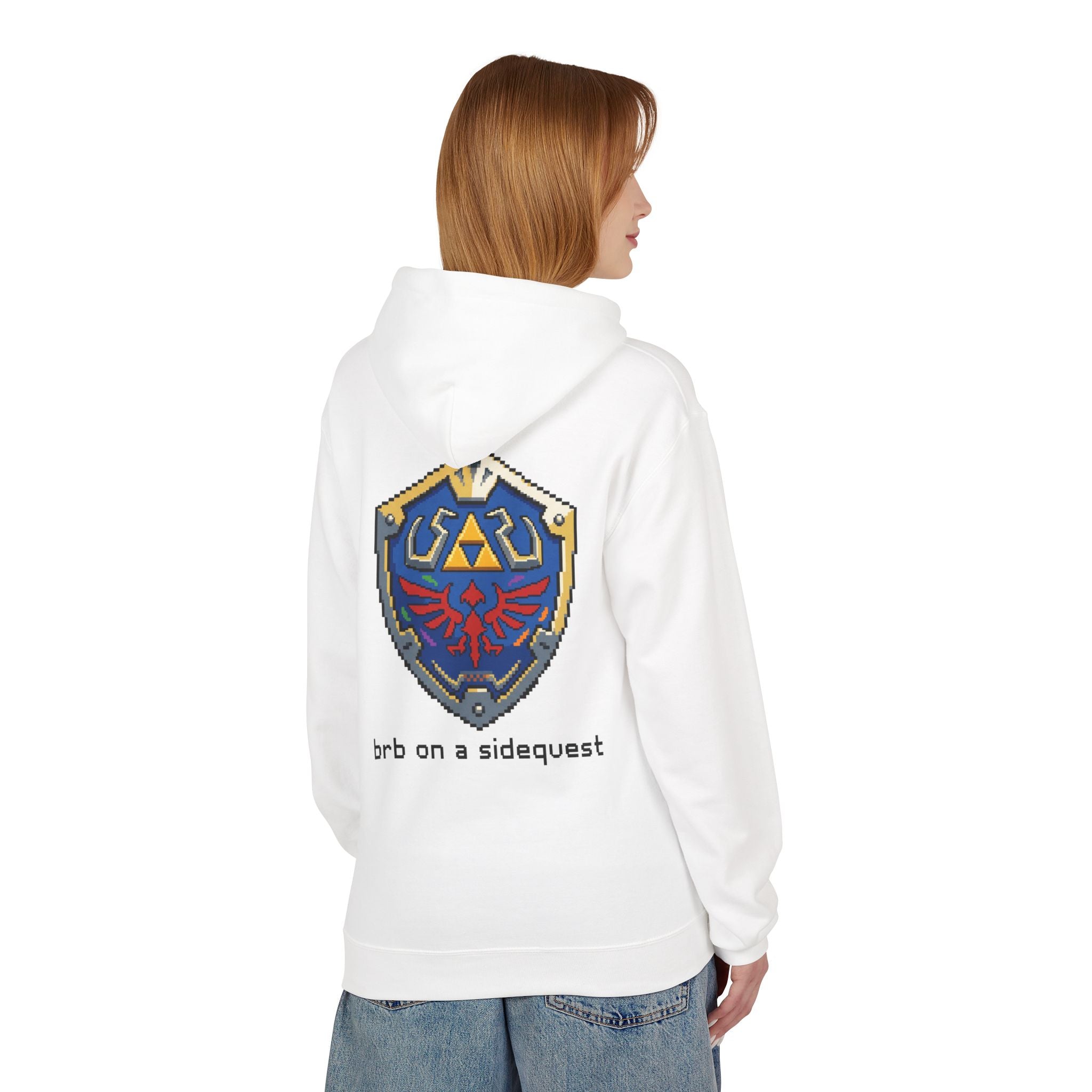 "On A Sidequest" Hylian Shield Hoodie | Core Culture Co. Gamer Apparel