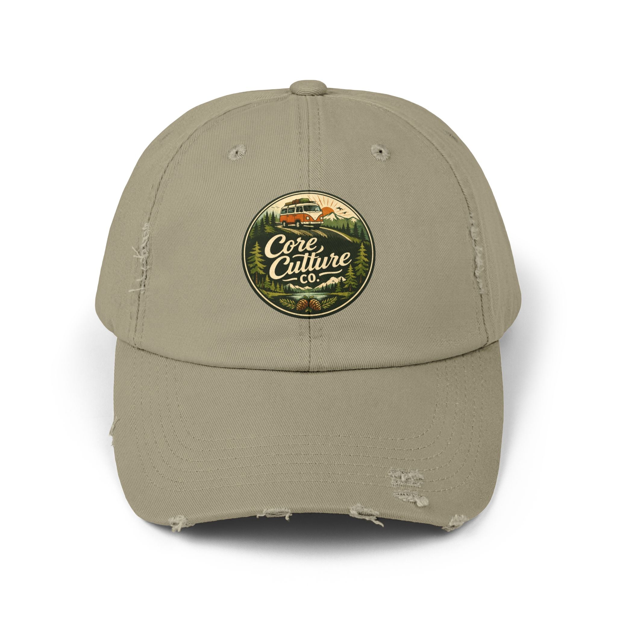 "Roadtripping" Core Culture Distressed Cap
