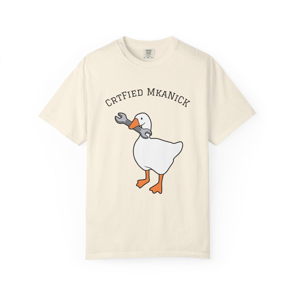 Certified Mechanic Goose T-Shirt | Core Culture Meme Streetwear