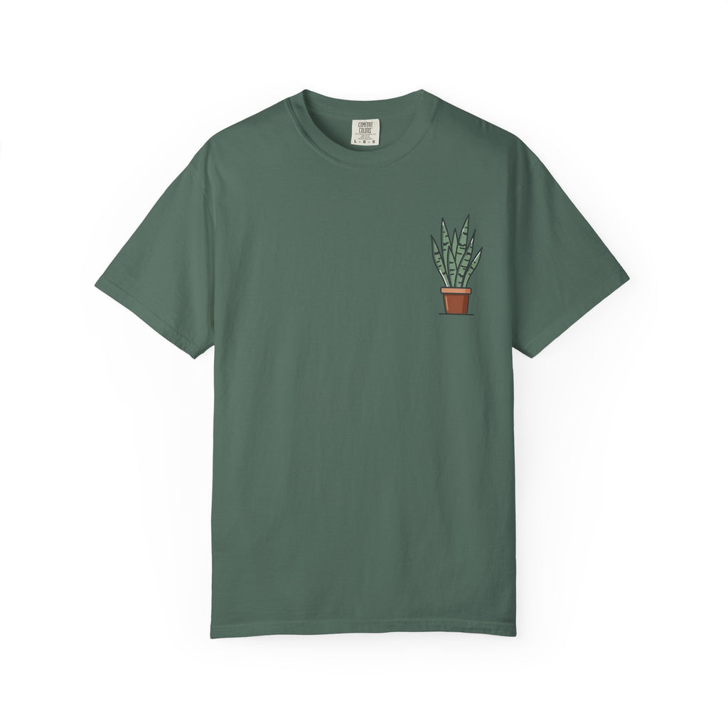 Grow Through What You Go Through Snake Plant Shirt - Botanical Graphic Tee