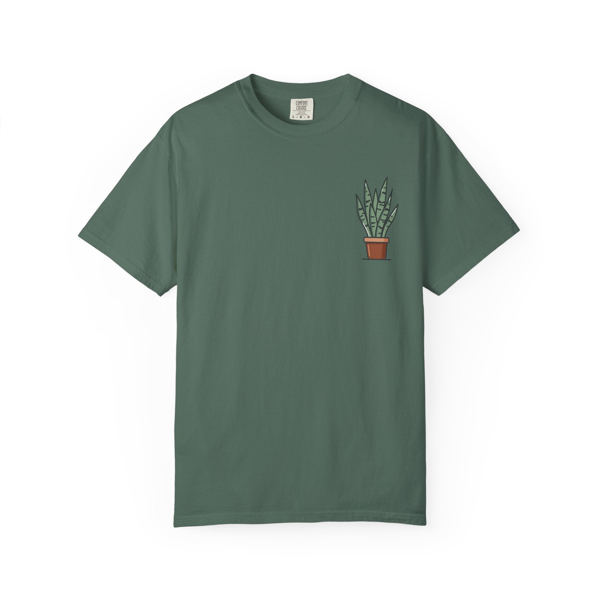 Grow Through What You Go Through Snake Plant Shirt - Botanical Graphic Tee