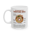 Ceramic Mug — Funny Takoyaki Recipe Illustration Coffee Cup (11oz & 15oz)