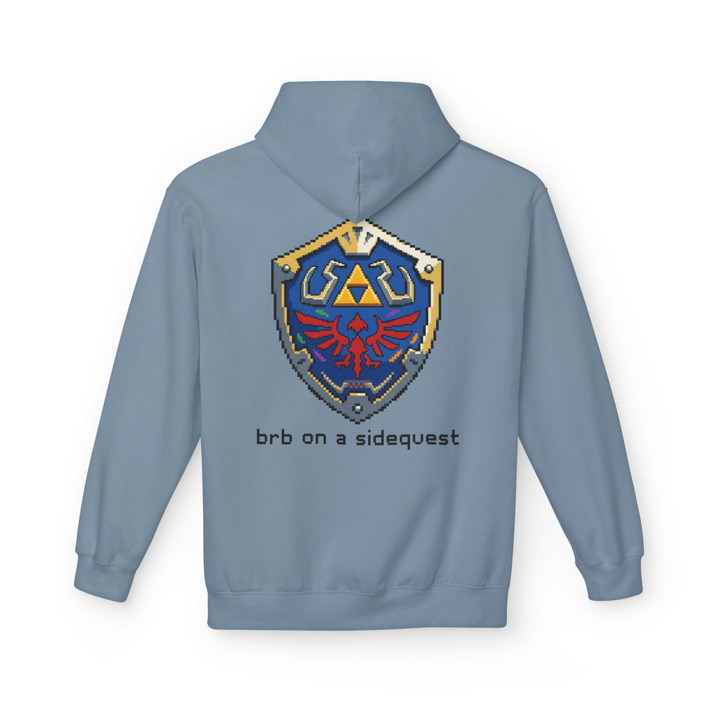 "On A Sidequest" Hylian Shield Hoodie | Core Culture Co. Gamer Apparel