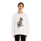 Dinosaur Eating Human Nuggies - Heavyweight Sweatshirt
