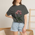 Orchid Botanical T-Shirt — Vintage Asian Floral Illustration
