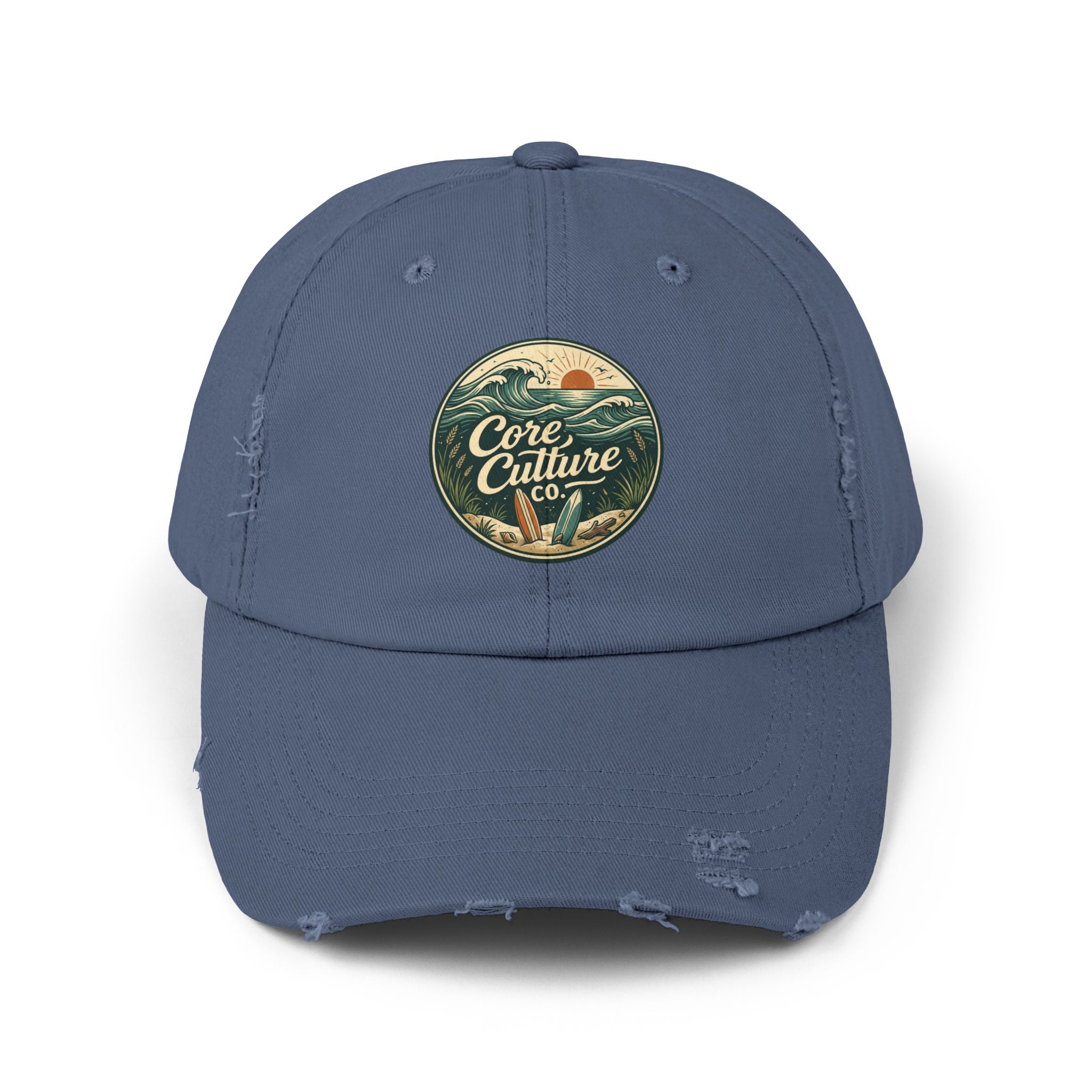 "Beached" Core Culture Distressed Cap