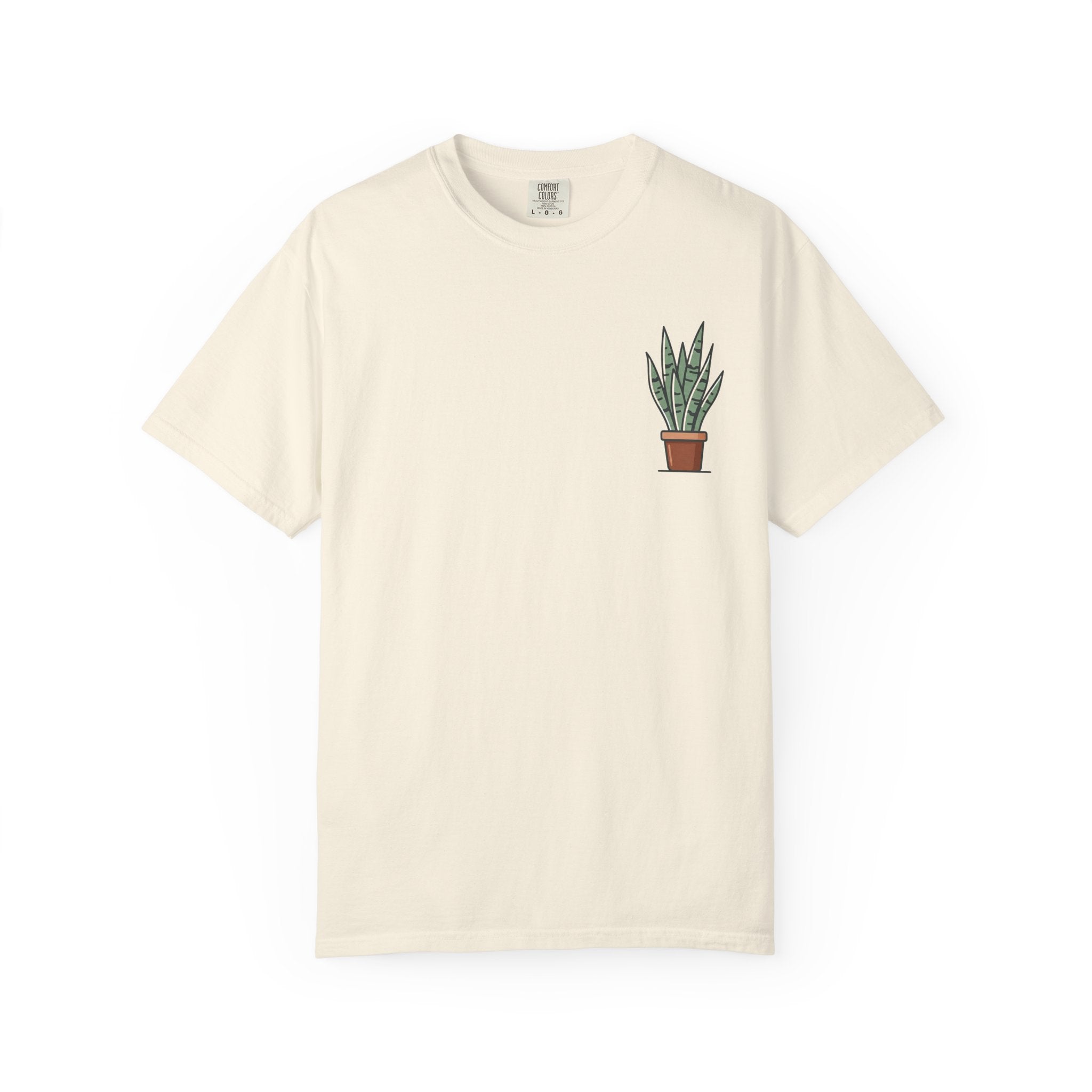 Grow Through What You Go Through Snake Plant Shirt - Botanical Graphic Tee