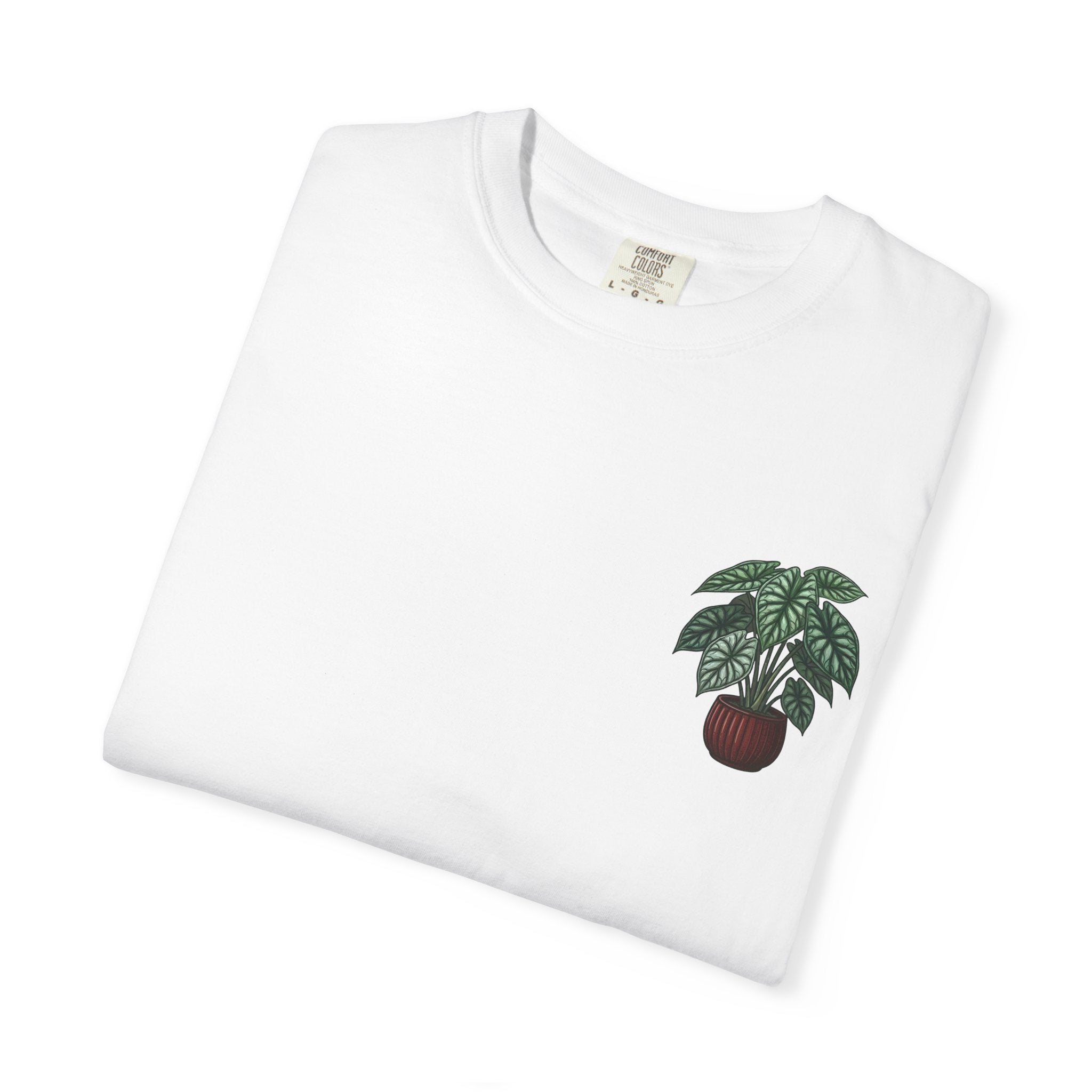 "Grow Through What You Go Through" Alocasia Shirt - Tropical Botanical Graphic Tee