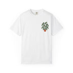 Plant Lover T-Shirt — Potted Plant Graphic with “Grow through what you go through.” Back Quote