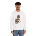 Dinosaur Eating Human Nuggies - Heavyweight Sweatshirt
