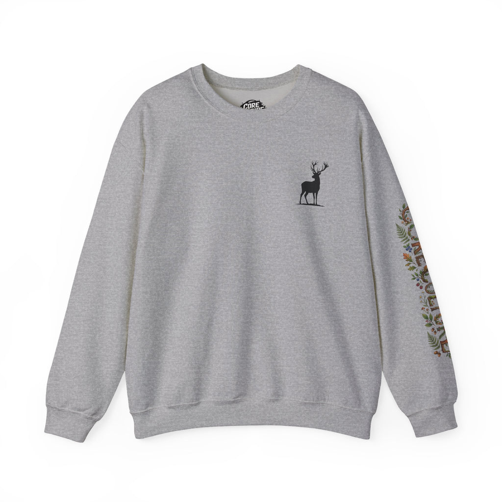 Nature Scene Crewneck Sweatshirt — Woodland Nature Pullover