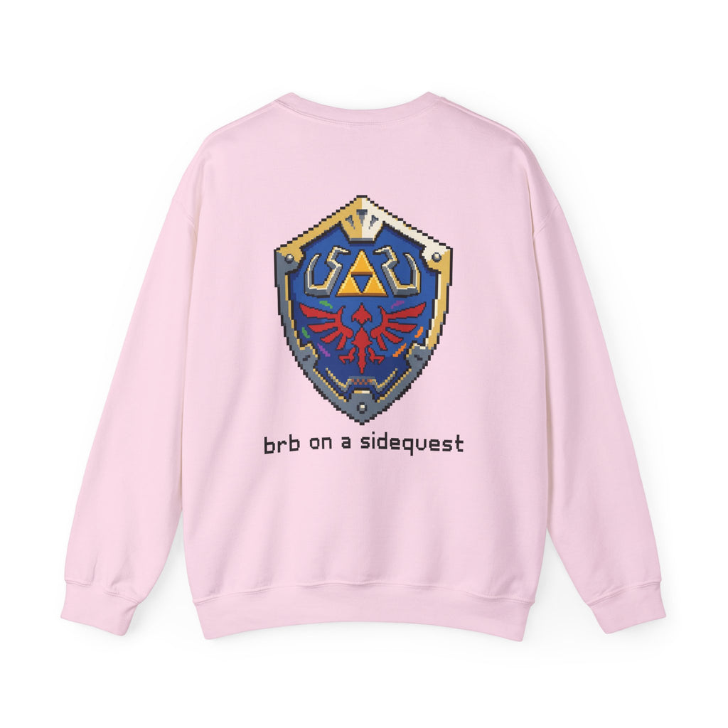 "On A Sidequest" Hylian Shield Sweatshirt | Core Culture Co. Gamer Apparel