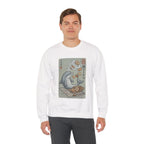Dolphin & Doughnuts Ukiyo-e Sweatshirt | Ironic Japanese Art Streetwear
