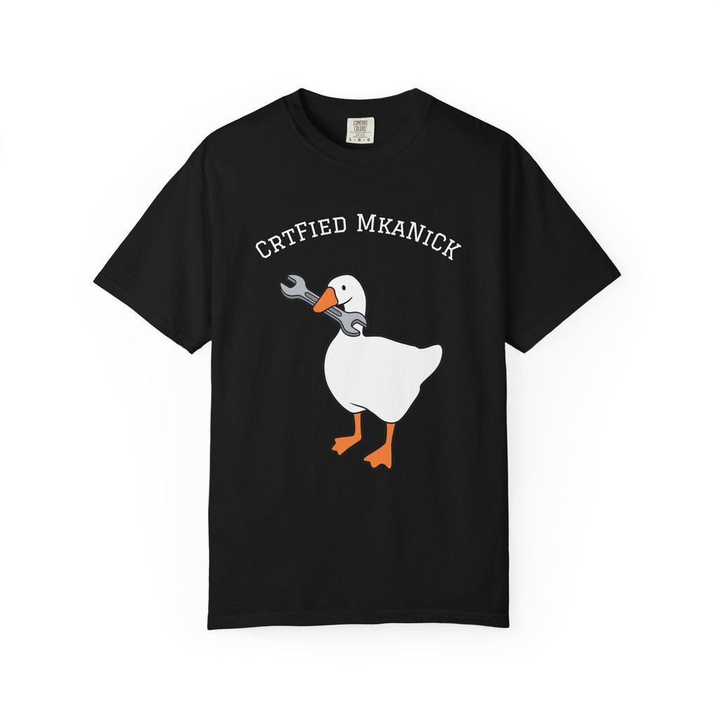 Certified Mechanic Goose T-Shirt | Core Culture Meme Streetwear