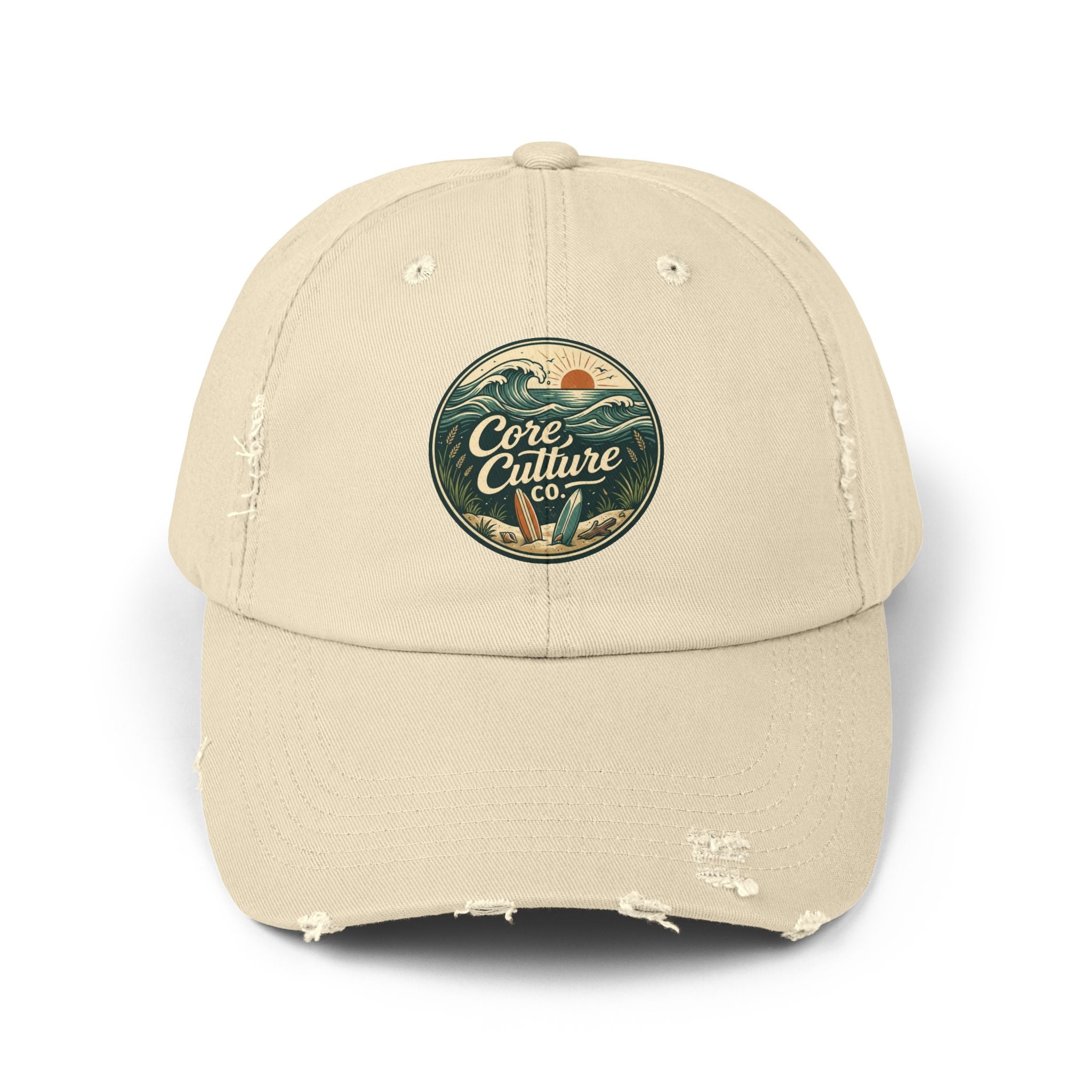 "Beached" Core Culture Distressed Cap