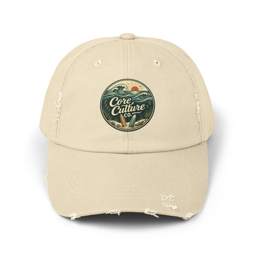 "Beached" Core Culture Distressed Cap