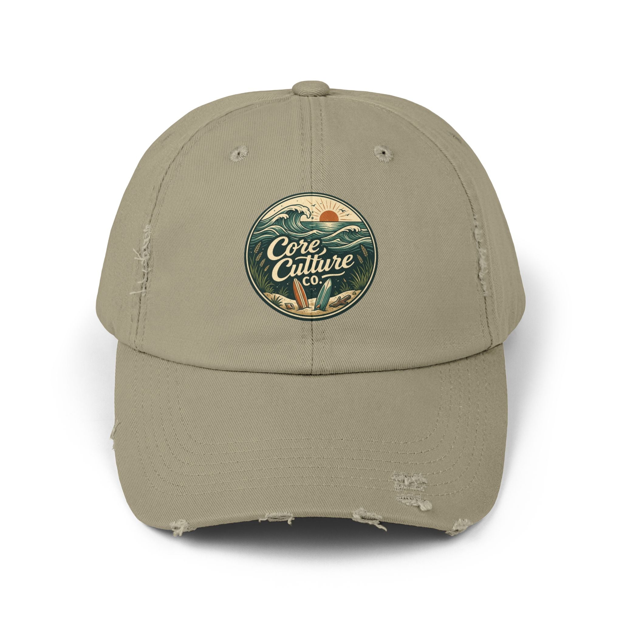 "Beached" Core Culture Distressed Cap