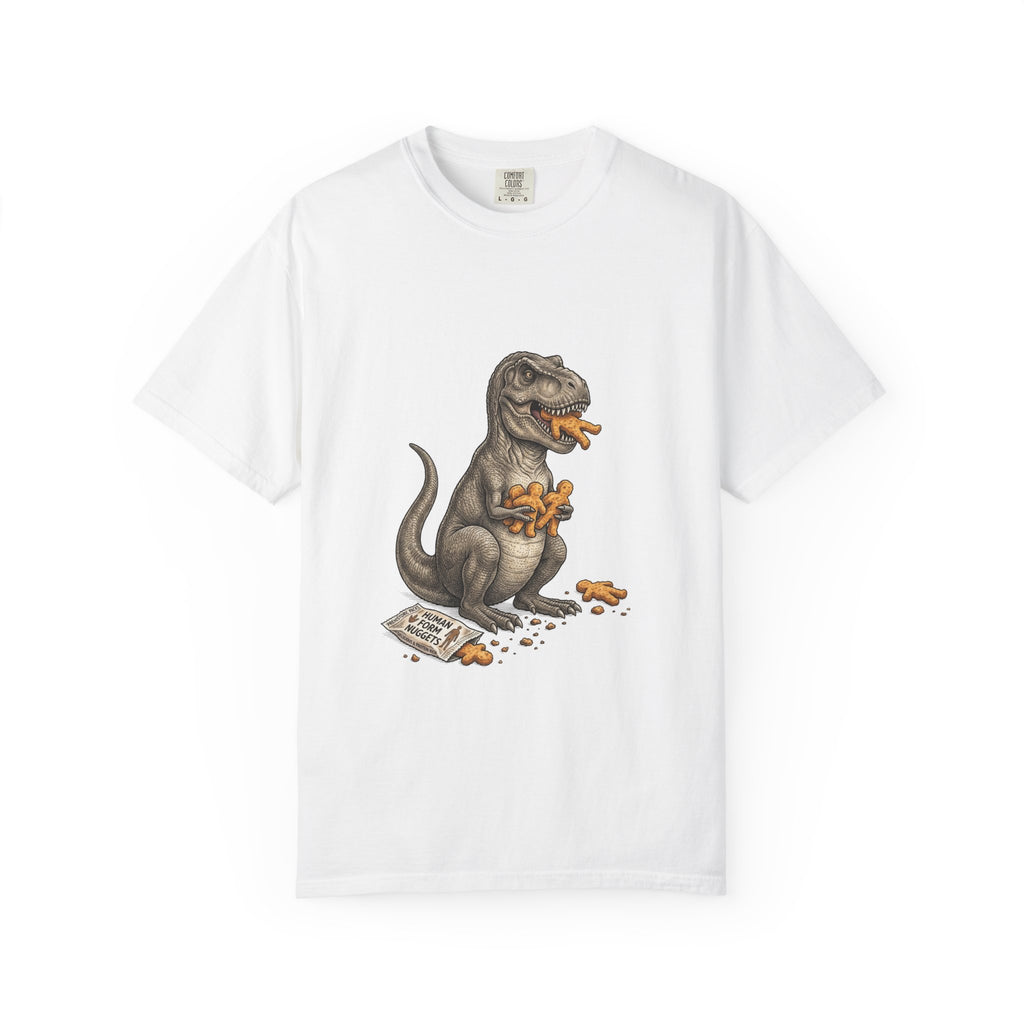 T-Rex eating Human Nuggies - Core Culture Graphic Tee