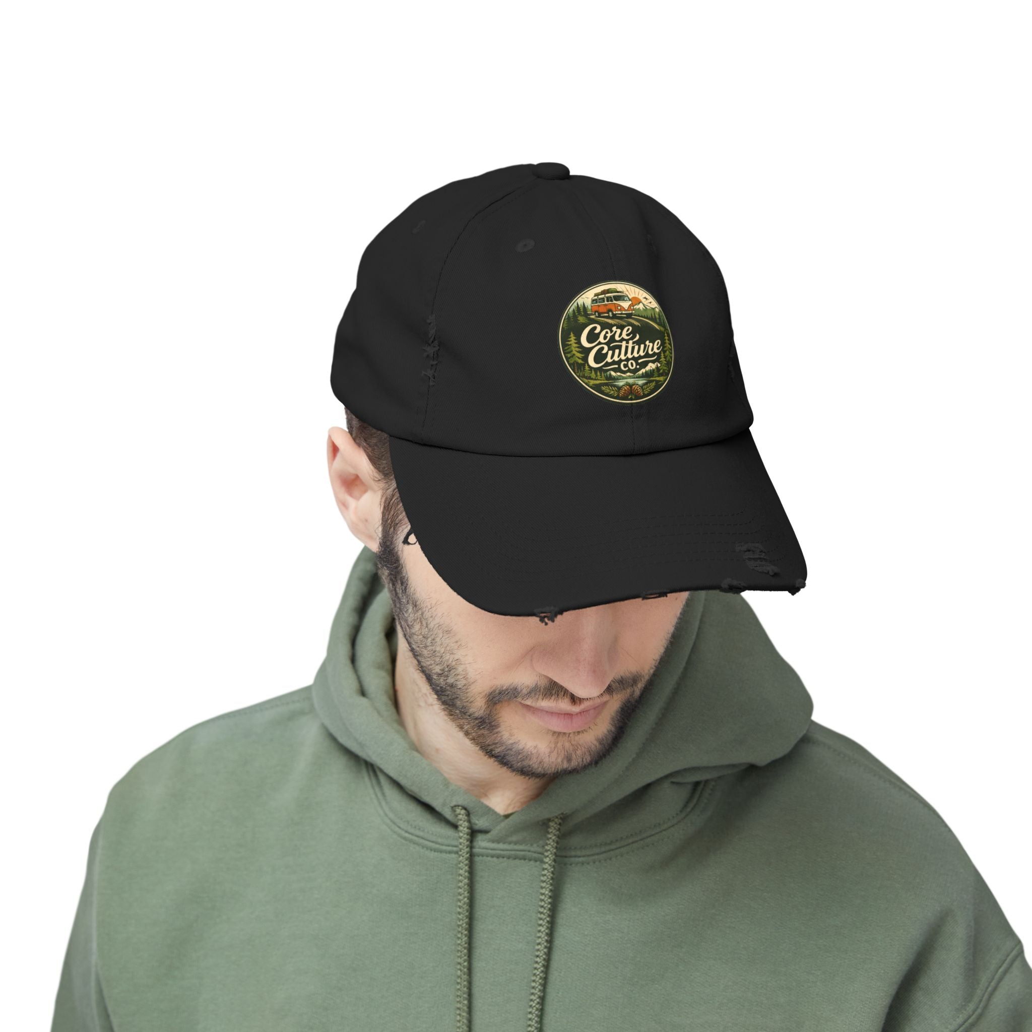"Roadtripping" Core Culture Distressed Cap