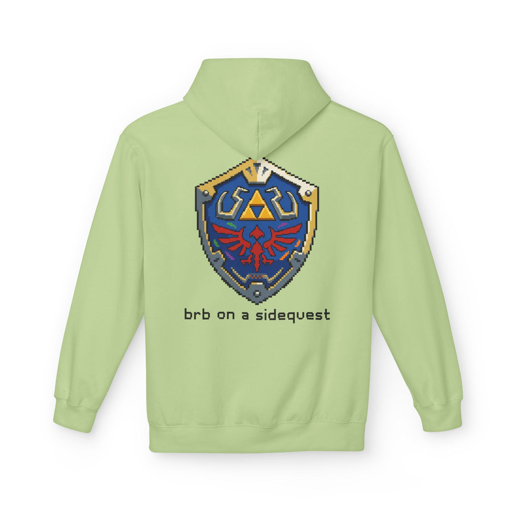 "On A Sidequest" Hylian Shield Hoodie | Core Culture Co. Gamer Apparel
