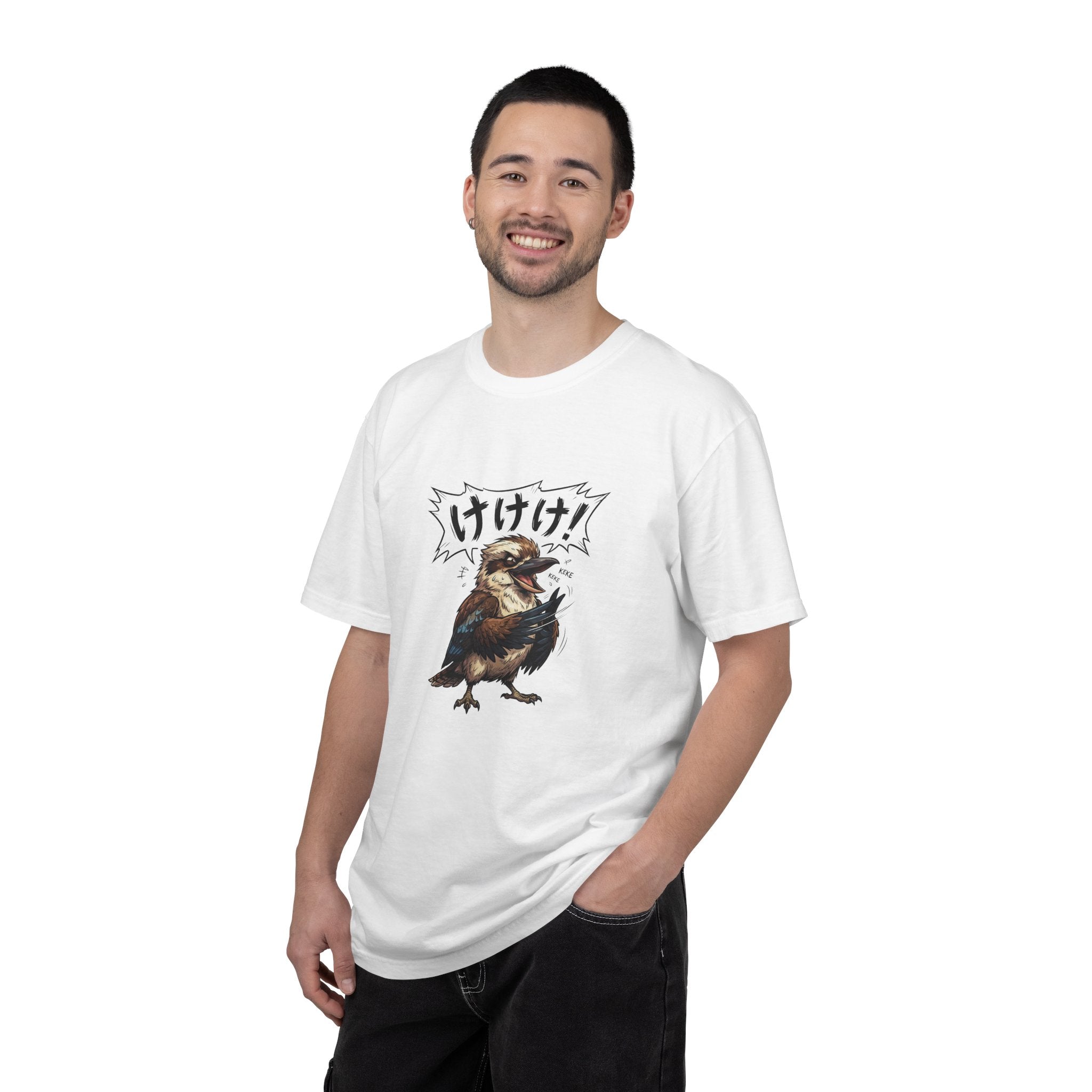 Cackling in Kanji Kookaburra T-Shirt – Core Culture Bird Tee