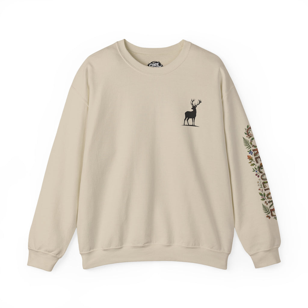 Nature Scene Crewneck Sweatshirt — Woodland Nature Pullover