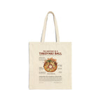 "Anatomy of a Takoyaki" Tote Bag | Foodie Streetwear Canvas Bag