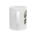 Variegated Monstera Mug – Botanical Plant Coffee Cup