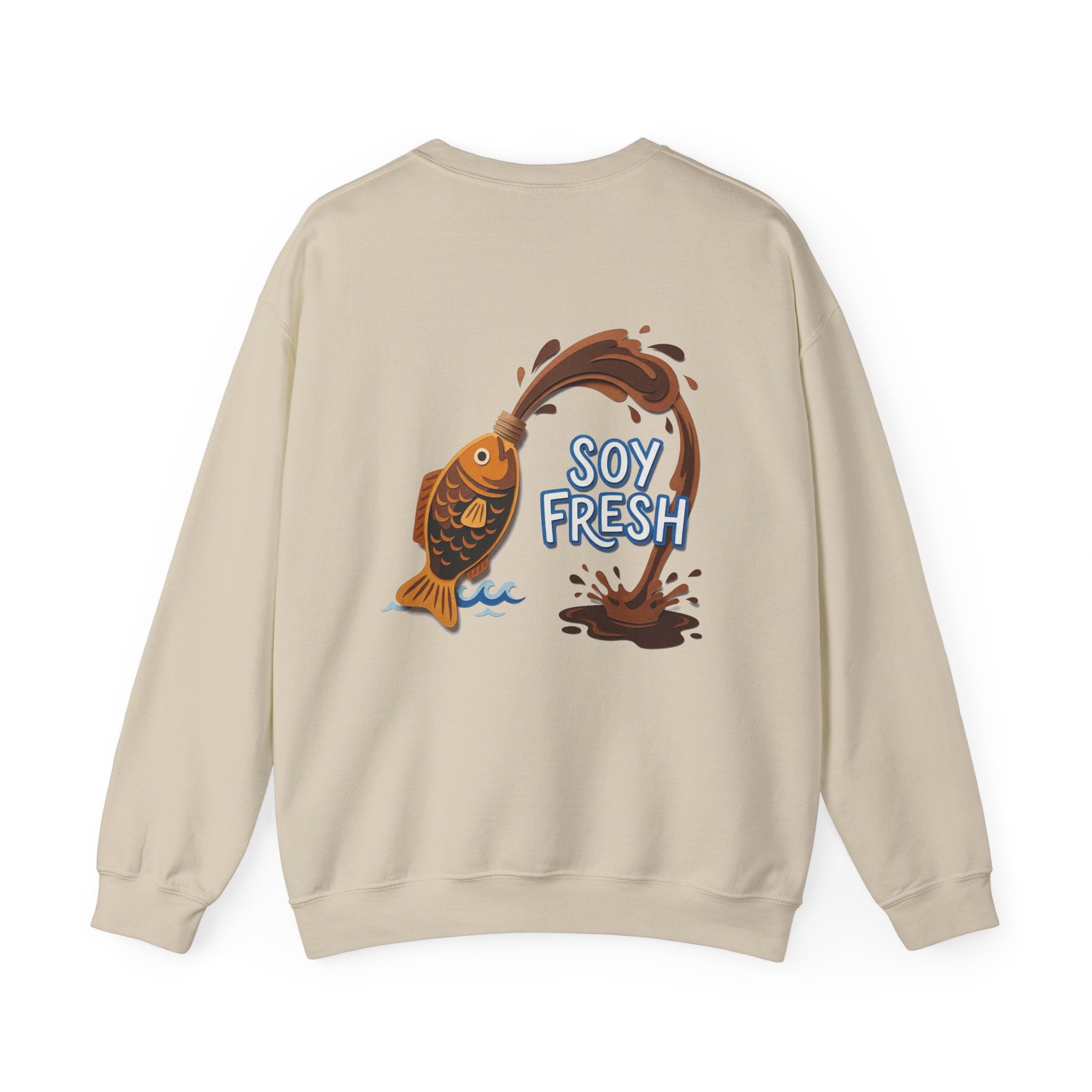 "Soy Fresh" Soy Sauce Sweatshirt - Japanese Core Culture Graphic Streetwear