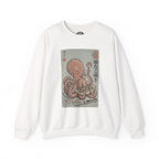 Tako Eating Takoyaki Sweatshirt | Ironic Japanese Ukiyo-e Streetwear