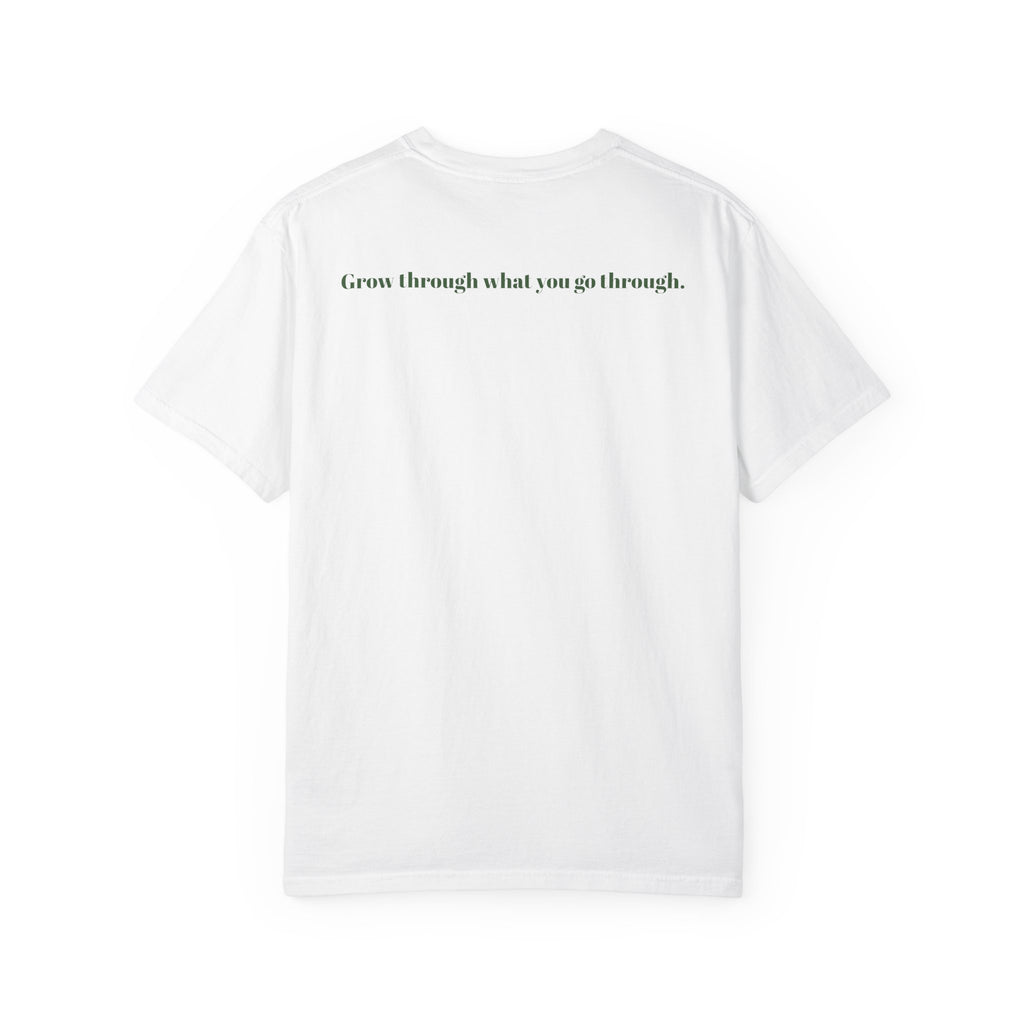 "Grow Through What You Go Through" Alocasia Shirt - Tropical Botanical Graphic Tee