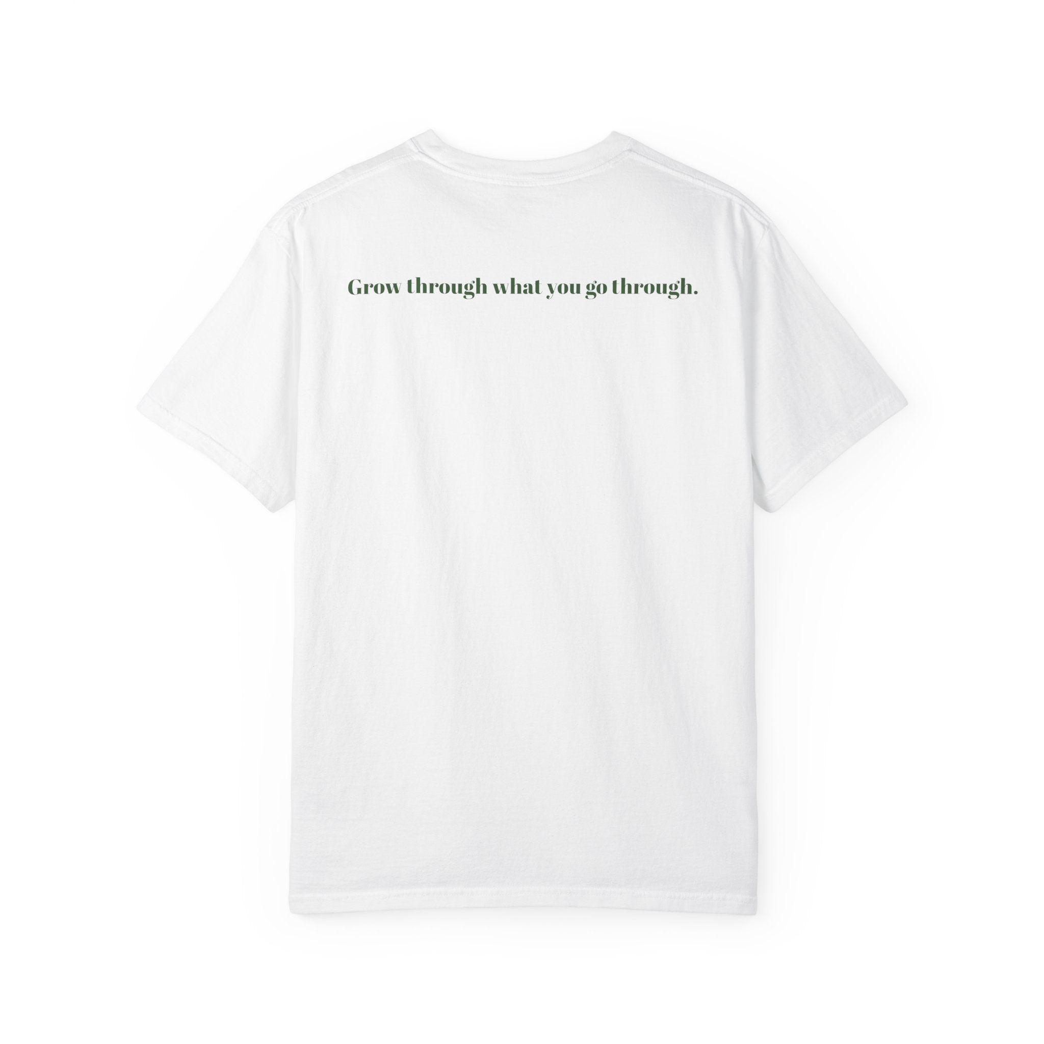 "Grow Through What You Go Through" Alocasia Shirt - Tropical Botanical Graphic Tee