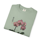 Orchid Botanical T-Shirt — Vintage Asian Floral Illustration