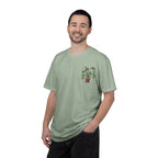 "Grow Through What You Go Through" Variegated Monstera Shirt - Rare Plant Botanical Tee