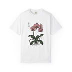 Orchid Botanical T-Shirt — Vintage Asian Floral Illustration