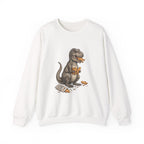 Dinosaur Eating Human Nuggies - Heavyweight Sweatshirt