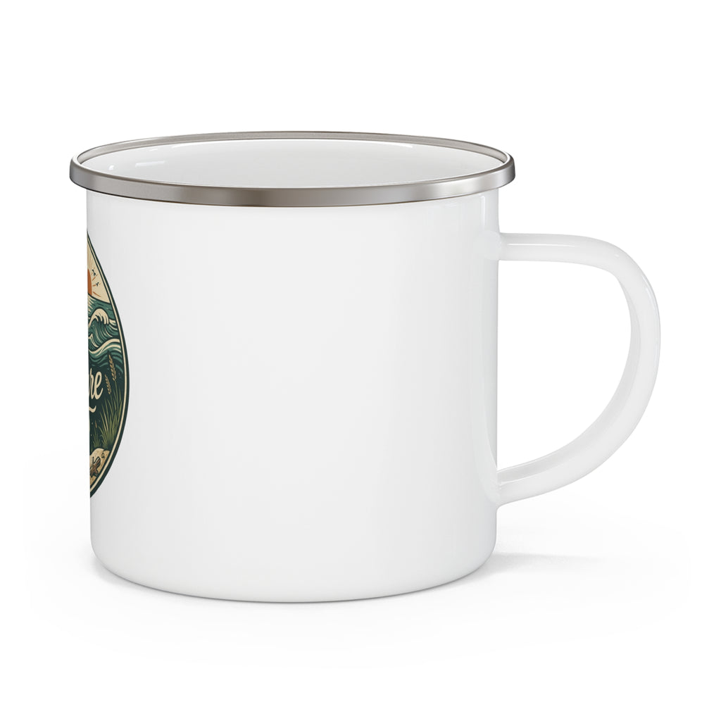 Enamel Camping Cup — Core Culture Co. "Beached" Mug