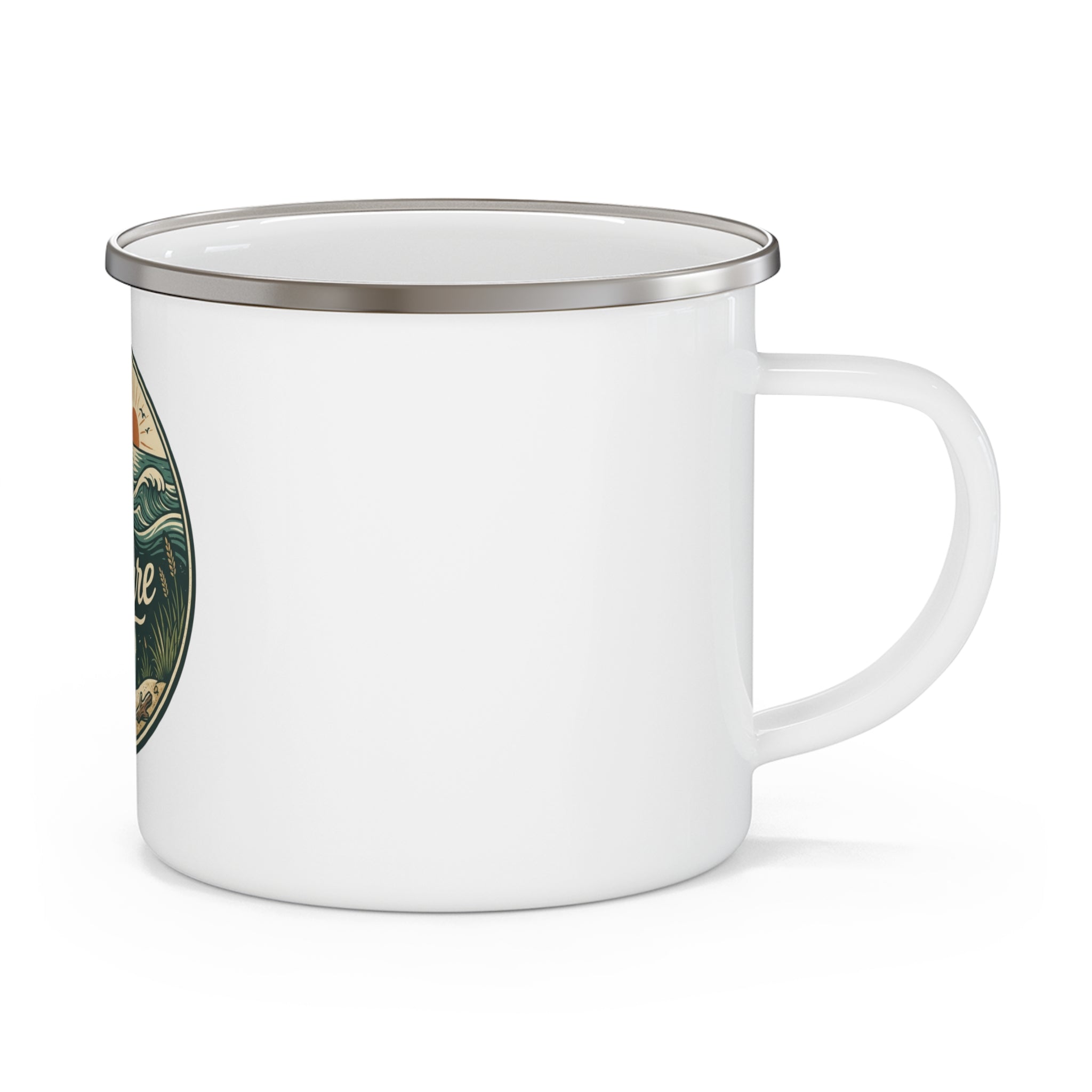 Enamel Camping Cup — Core Culture Co. "Beached" Mug