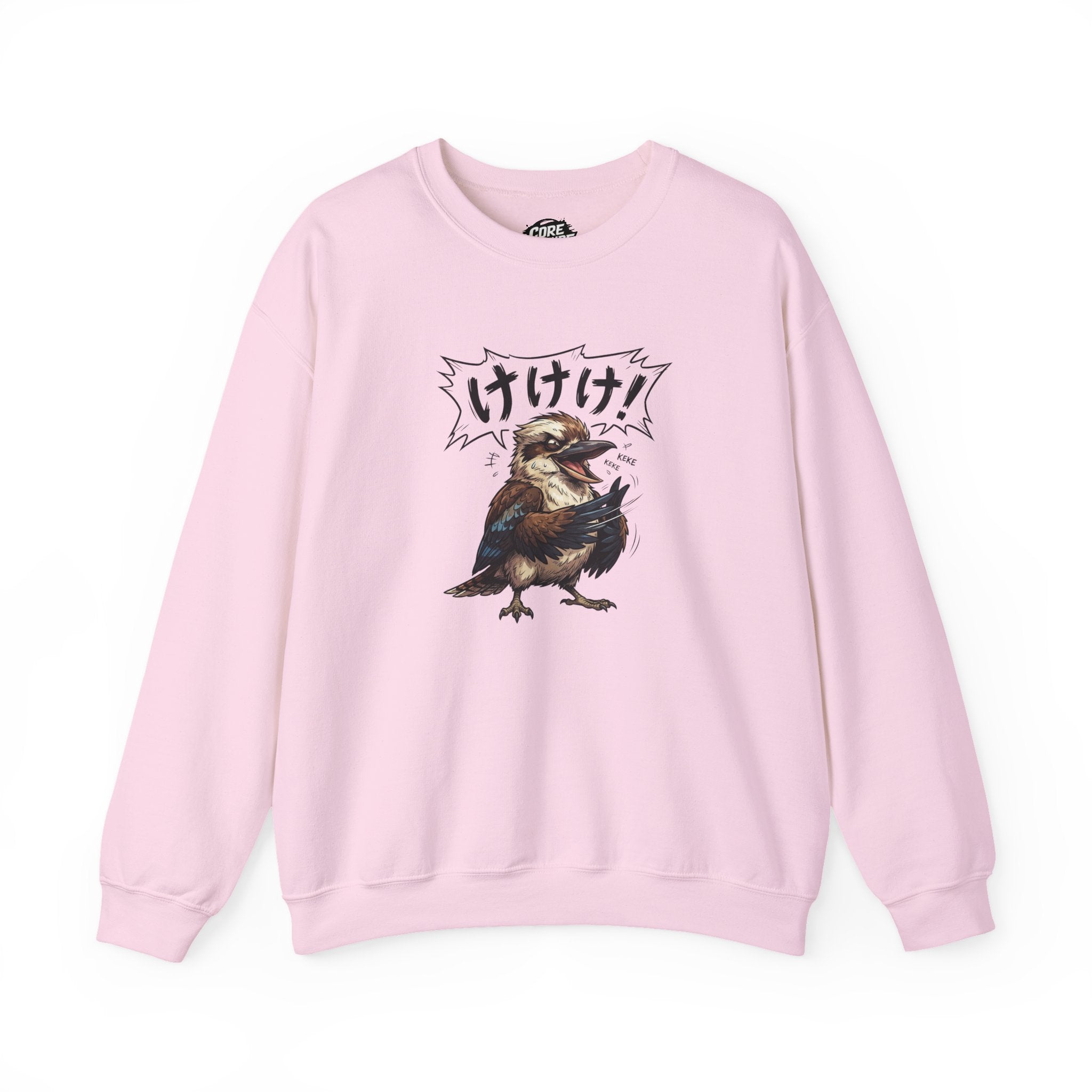 Cackling in Kanji Kookaburra Sweatshirt – Core Culture Pullover