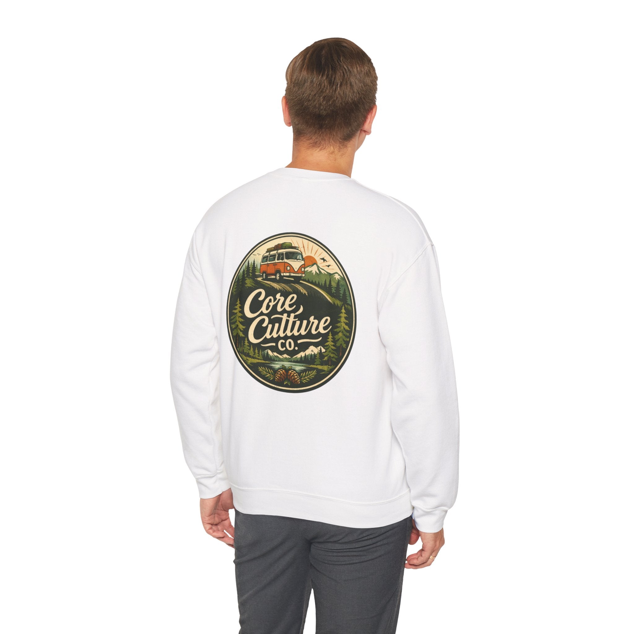 Core Culture Co. Scenic Crewneck | Adventure Logo Pullover