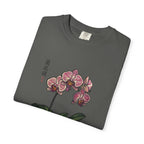 Orchid Botanical T-Shirt — Vintage Asian Floral Illustration