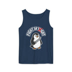 Penguin 'Fight or Flight' Tank Top – Cute Knife-Wielding Penguin Graphic Tank