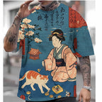Geisha Heritage Graphic Tee | Core Edo-Period Irezumi Culture