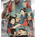 Geisha Heritage Graphic Tee | Core Edo-Period Irezumi Culture